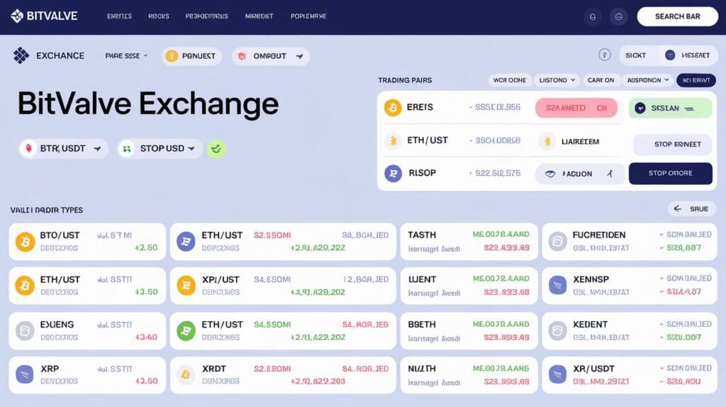 BitValve Exchange Features