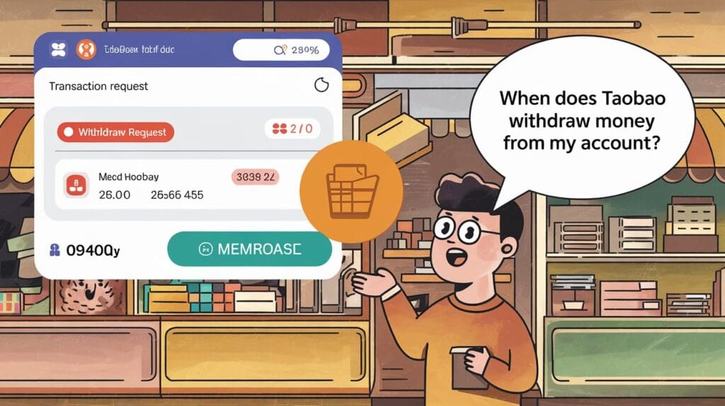 When Does Taobao Withdraw money From  My Account?