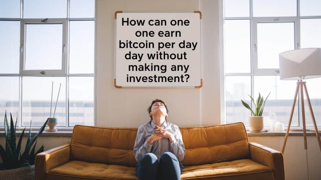 Can You earn 1 Bitcoin a Day Without Investing?