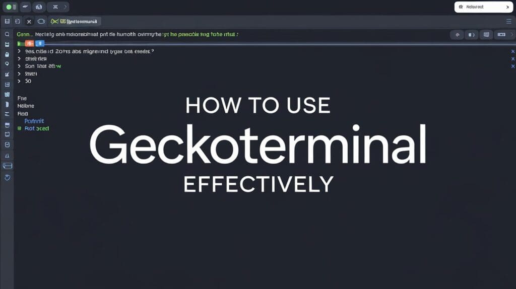 GeckoTerminal: Real-Time Cryptocurrency Market Data and Analysis 3 How to Use GeckoTerminal Effectively?