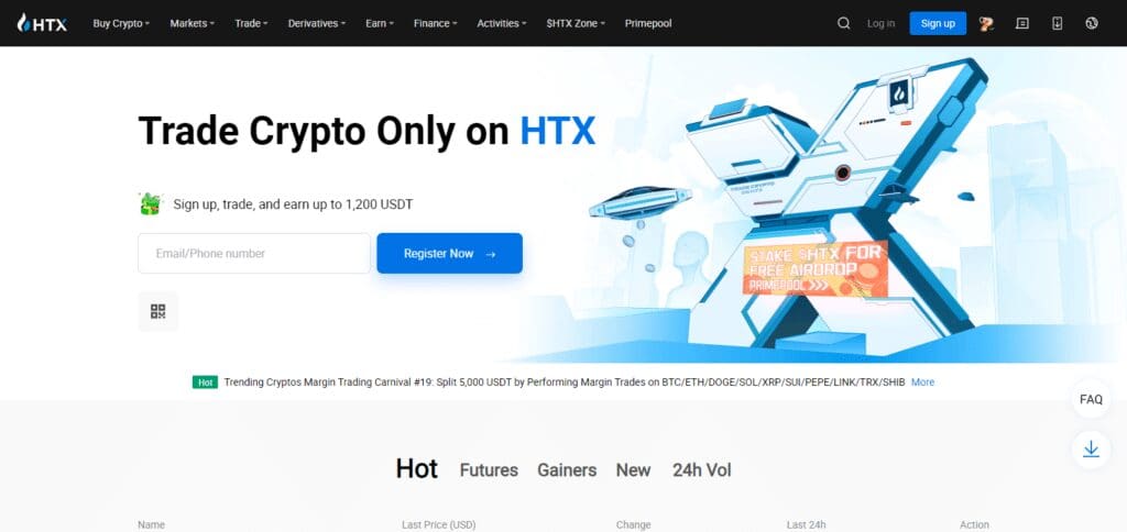 SpectroCoin Exchange Alternative Huobi