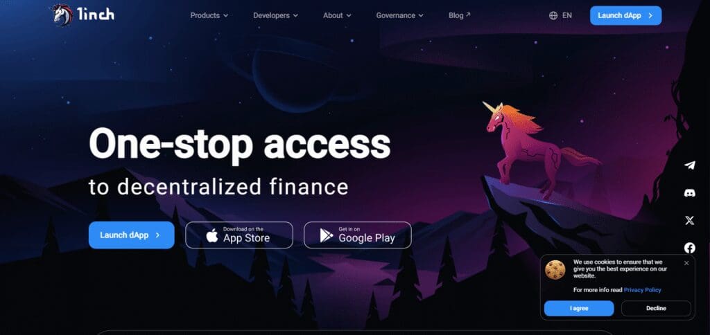 1inch Decentralized Exchange