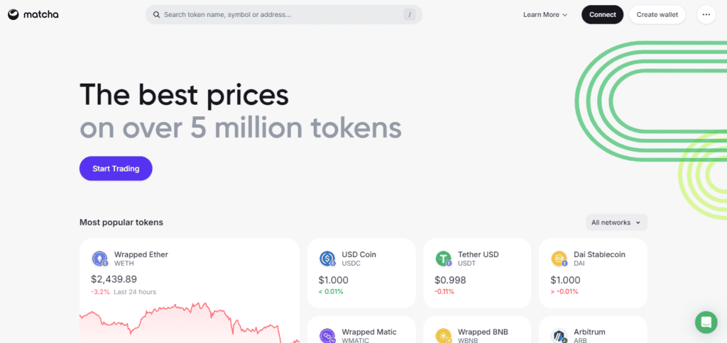 Matcha Decentralized Exchange