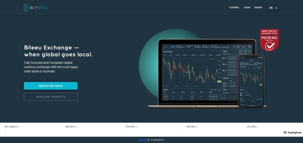 Biteeu Best P2P crypto Exchange In China