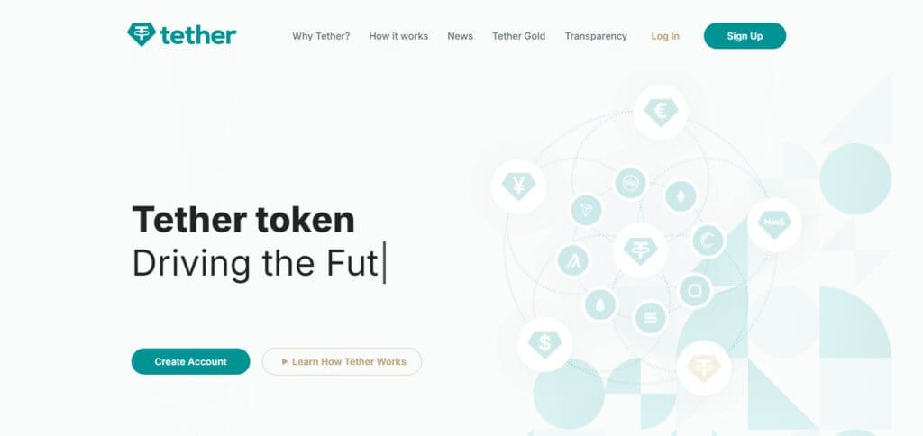 Tether USDt Crypto Heat Map