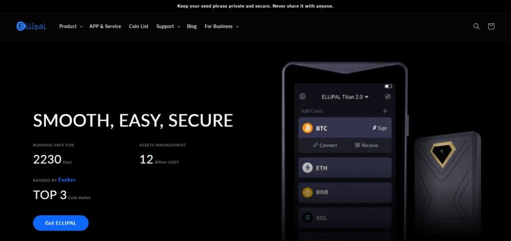 SafePal Wallet Alternative Ellipal
