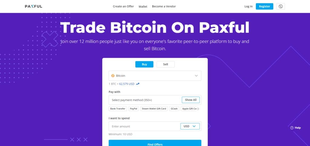 BitValve Exchange Alternative Paxful