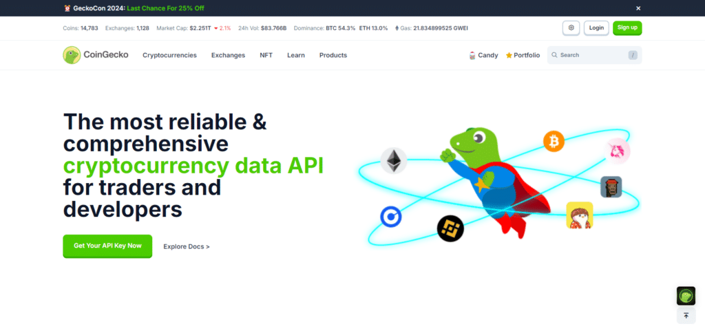 CoinGecko API