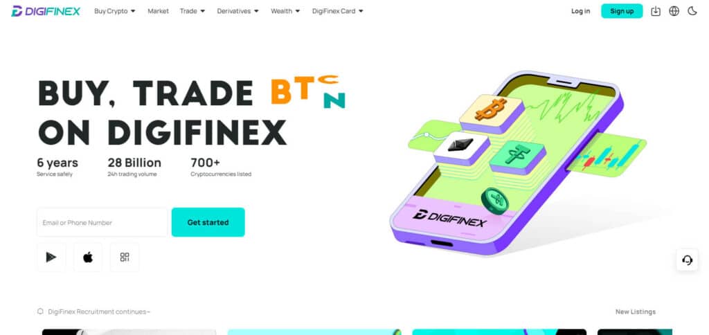 DigiFinex Solona Coin Exchange 