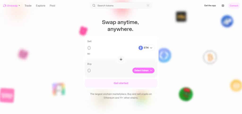 Uniswap Crypto Defi Platform In Worldwide
