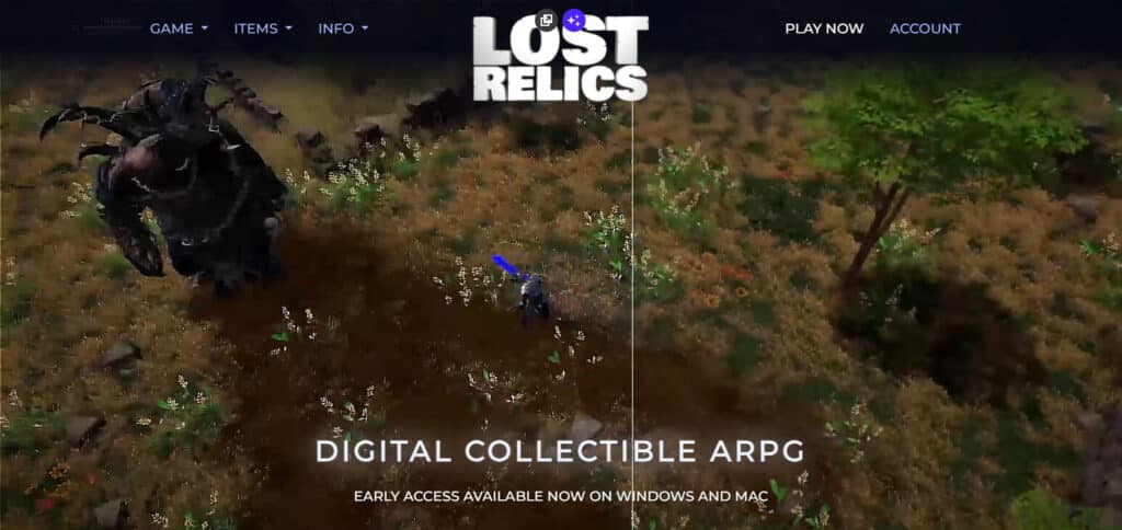 Lost Relics Enjin Games to Play in 2025