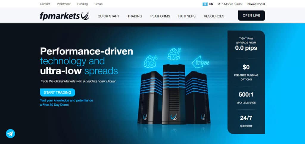 FP Markets Forex Brokers With Free Withdrawal