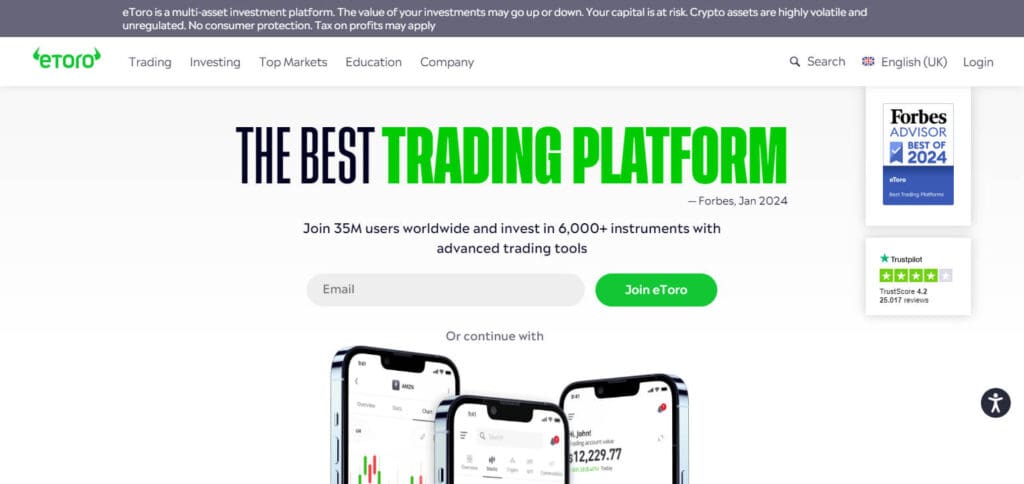 10 Best Online Forex Brokers & Trading Platforms In Georgia 11 eToro Online Forex Brokers & Trading Platforms In Georgia