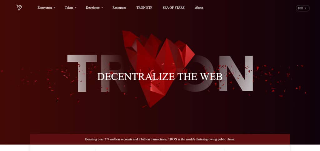 Tron (TRX)Best Penny Cryptocurrency To Invest In 2021