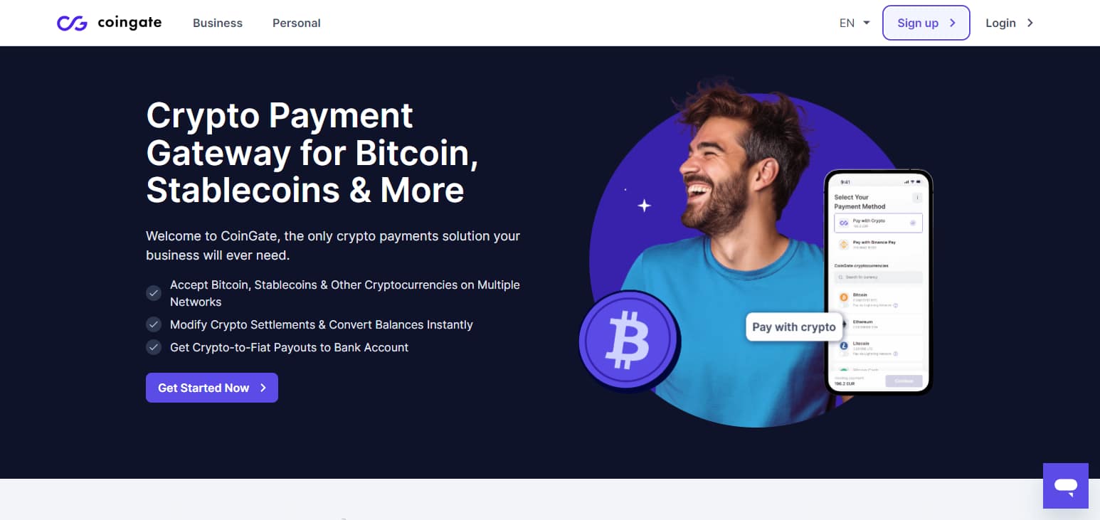 Coingate Crypto Payment Review 2024: Features, Fees Explained