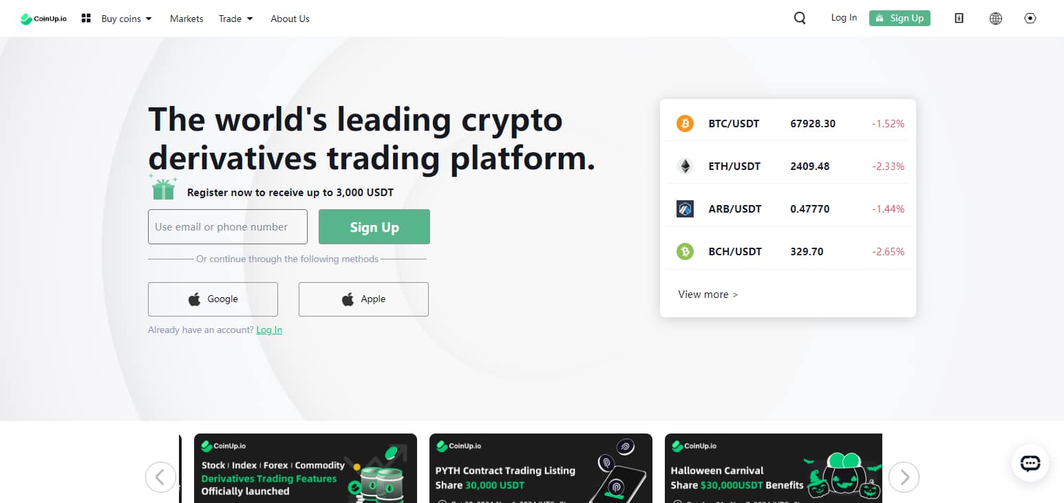 Coinup Exchange Review 2024: Features, Fees, and Security Overview