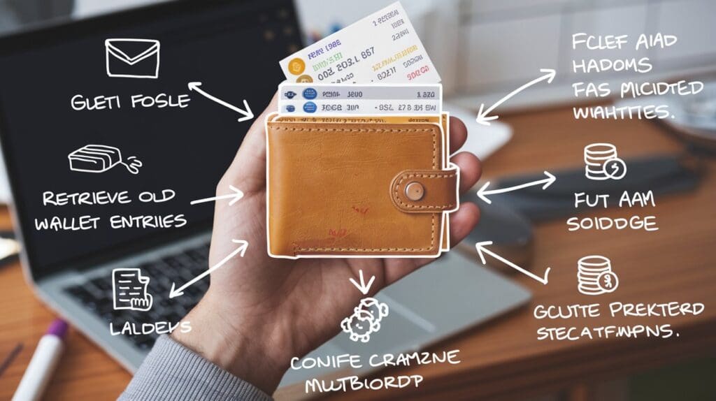How To Retrieve OLD Wallet Entries?