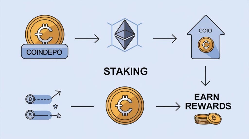 How Coindepo’s staking works