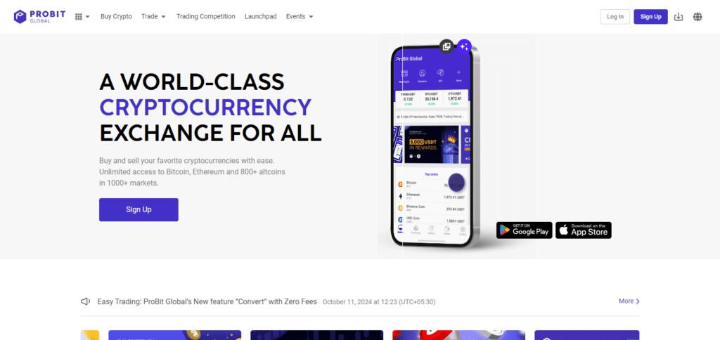 ProBit Global No Kyc Crypto Exchange In Dubai