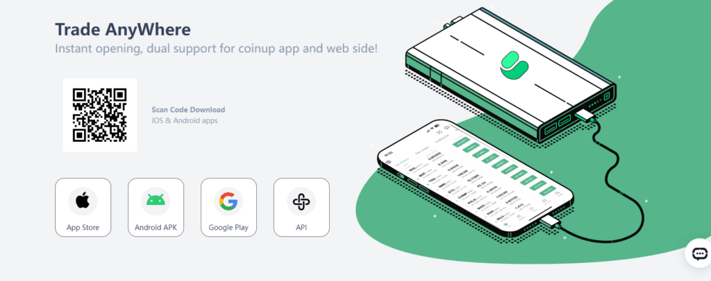 Coinup Exchange Review 2024: Features, Fees, and Security Overview 6 CoinUp - Crypto App on Android & iOS