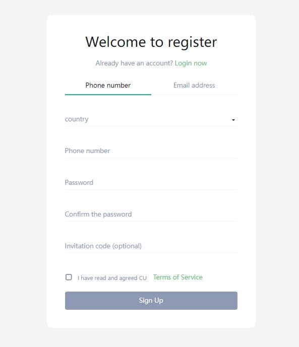 Coinup Exchange Review 2024: Features, Fees, and Security Overview 3 How to Sign Up on CoinUp Exchange?