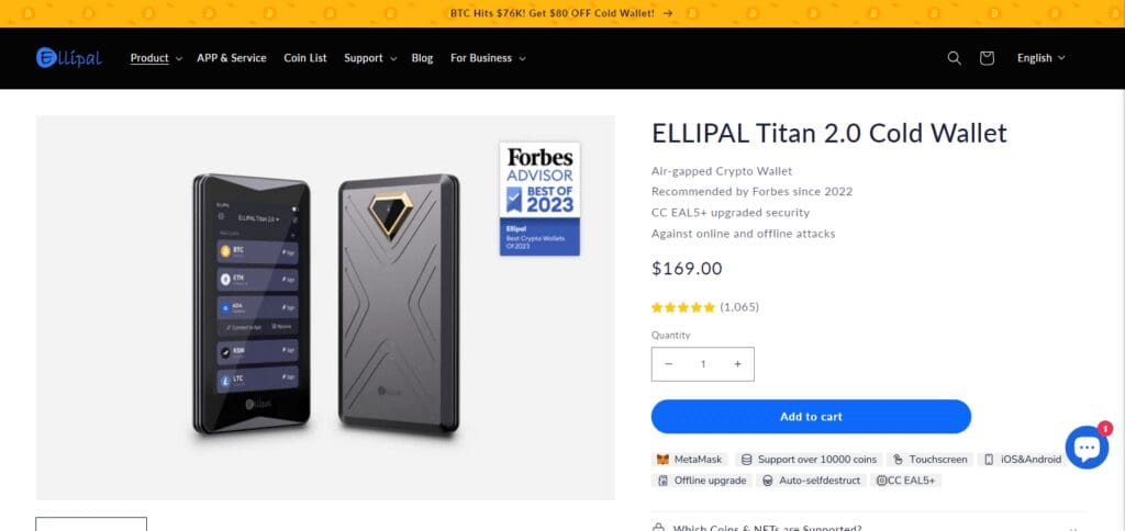 Ngrave Crypto Wallet Review 2024: Features & Pros & Cons 9 Ngrave Wallet Alternative Ellipal Titan