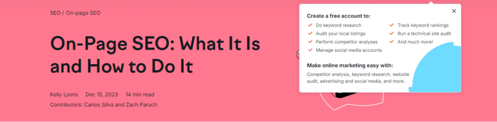 Optimize On-Page SEO