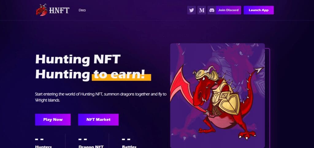 Hunting NFT Hunting Games with Crypto