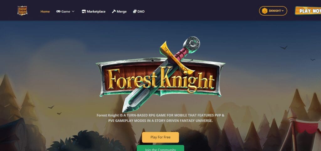 Forest Knight Hunting Games with Crypto