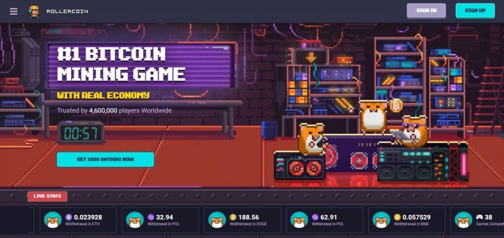 Rollercoin Best Solana NFT Games In The Epic Games Library