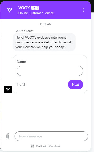Voox Customer Support