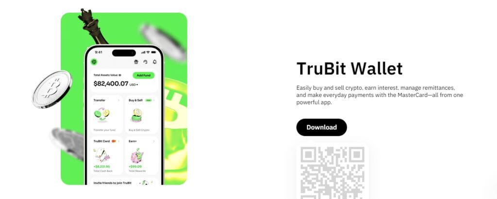 Trubit Exchange Review 2024: Features, Fees, and Security Overview 4 TruBit Wallet