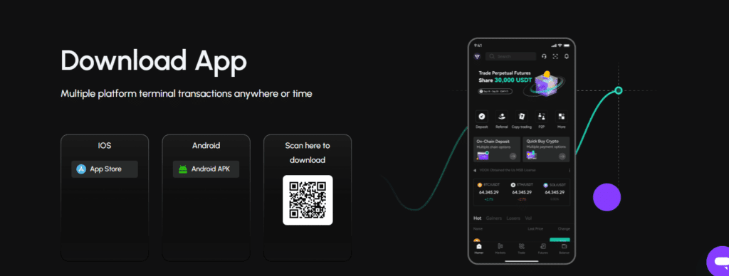 Voox - Crypto App on Android & iOS