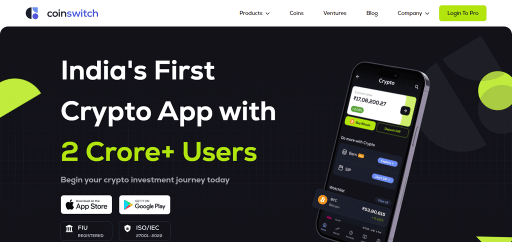 CoinSwitch Kuber
