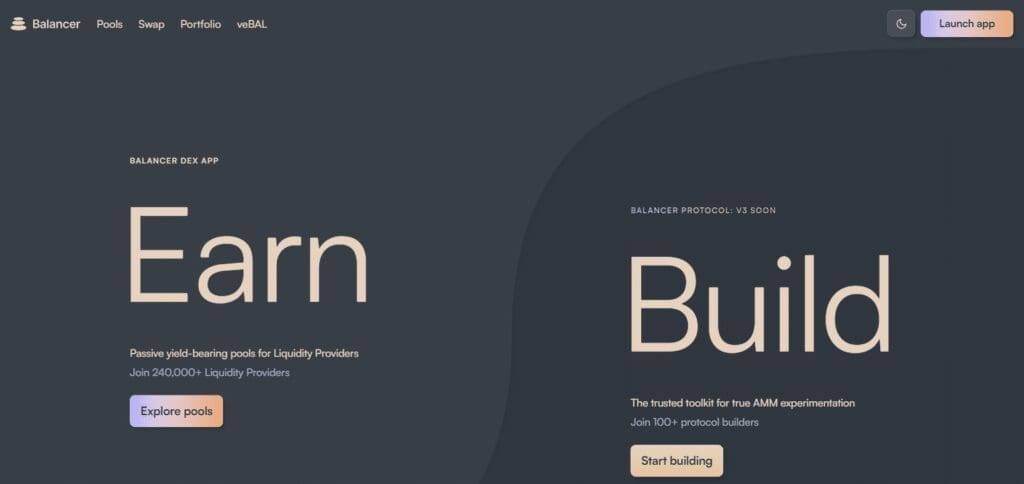 Balancer Decentralized Exchanges  In Thailand