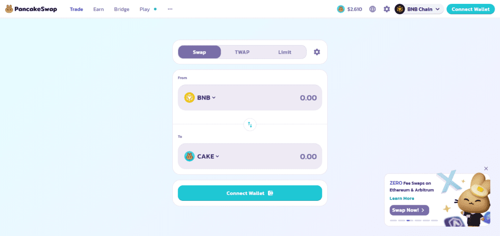 PancakeSwap Crypto Defi Platform In Worldwide