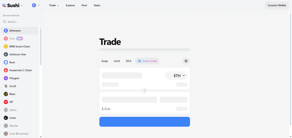 SushiSwap Crypto Defi Platform In Worldwide