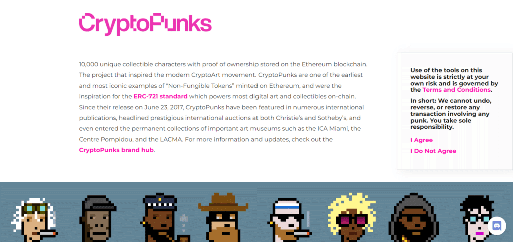 CryptoPunks Crypto NFT Platform In USA