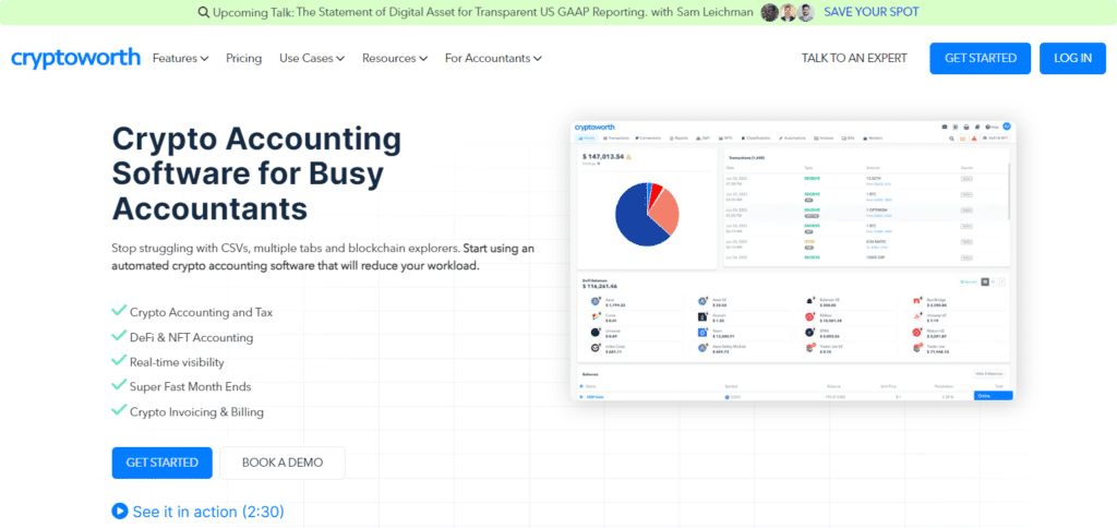 Cryptoworth Best Crypto Tax Software In India