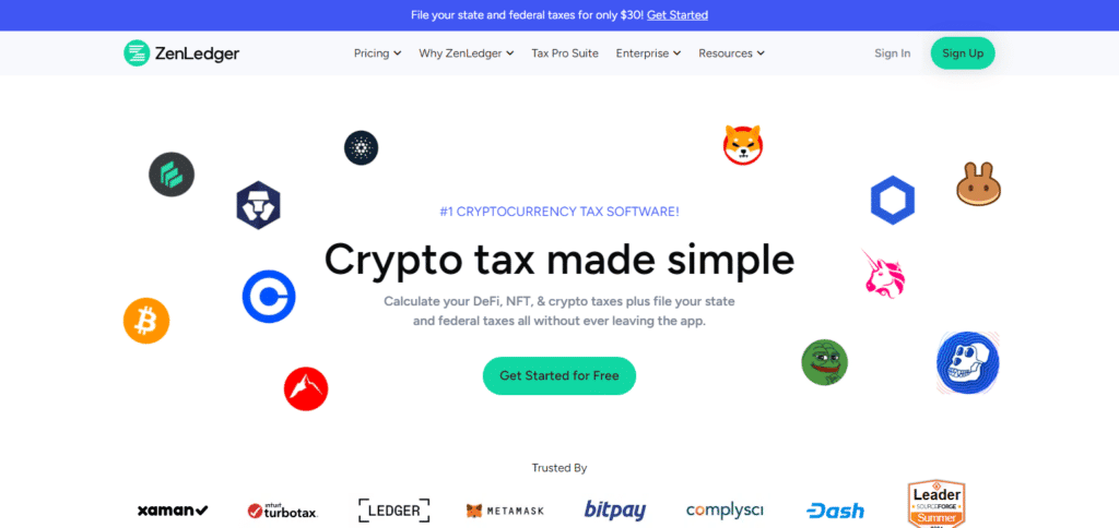 ZenLedger Crypto Tax Calculator In United States of America