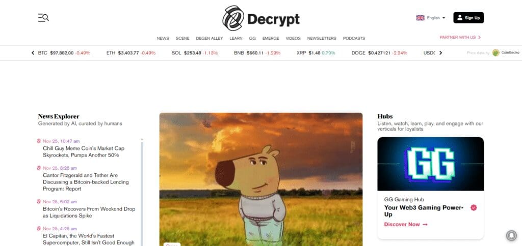 Decrypt Crypto News Blog In Singapore