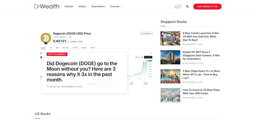 Dr Wealth Crypto News Blog In Singapore