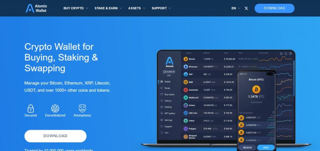 Atomic Wallet Best Wallet For Windows Crypto App