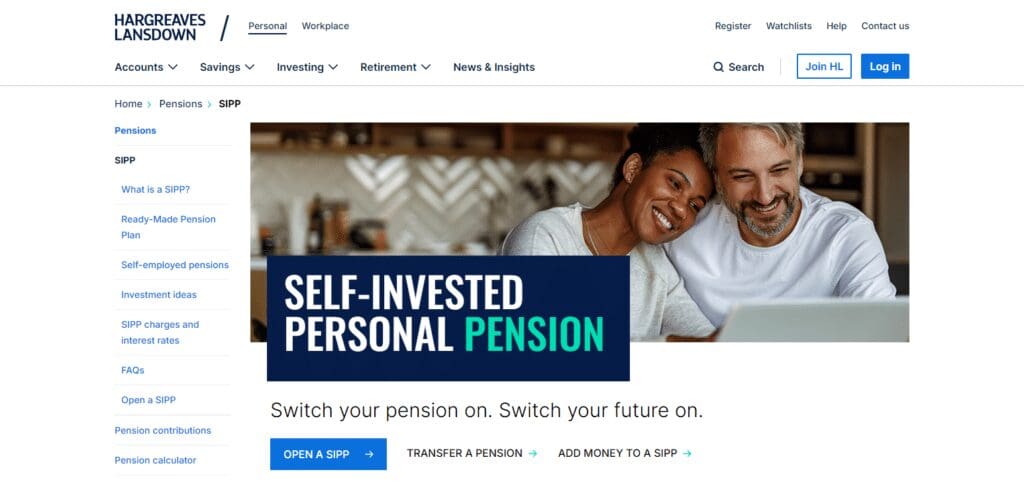 Hargreaves Lansdown SIPP Providers in the UK