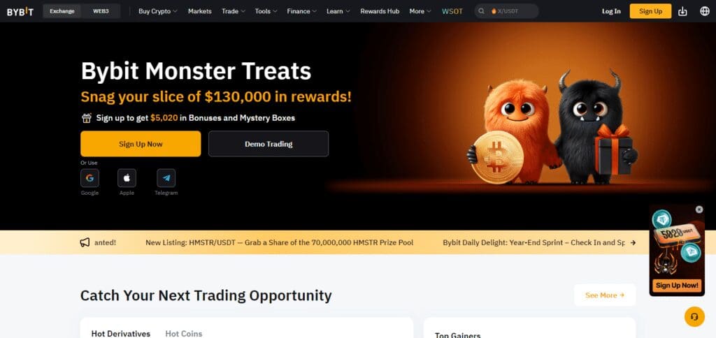 Coinmate Exchange Alternative Bybit 