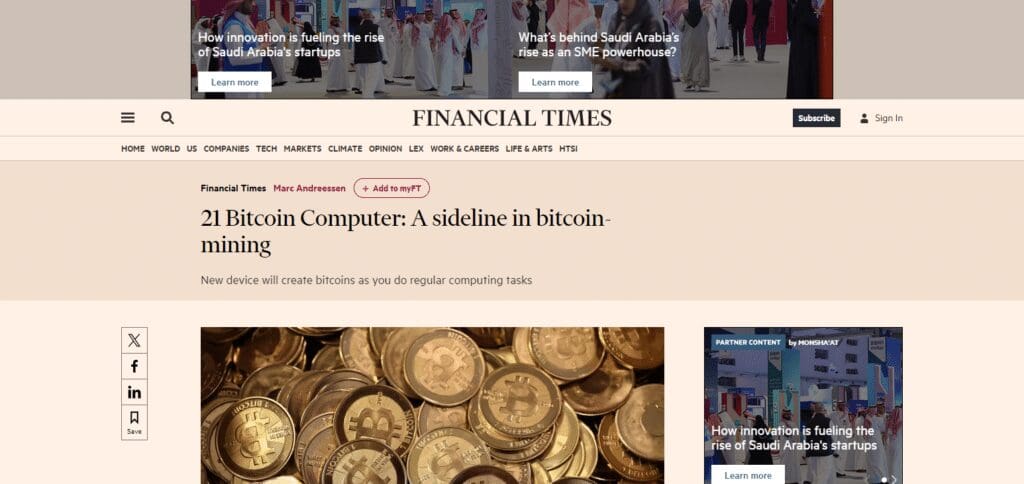 21 Bitcoin Computer USB Bitcoin Miners