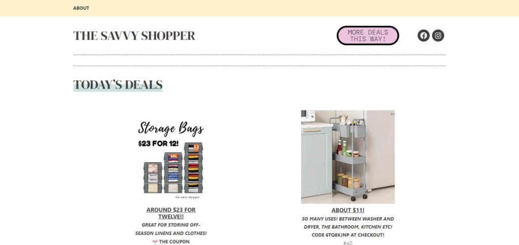 `The Savvy Shopper`