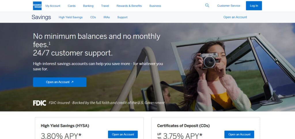 10 Best Yields CDS Savings Accounts 5 American Express National Bank