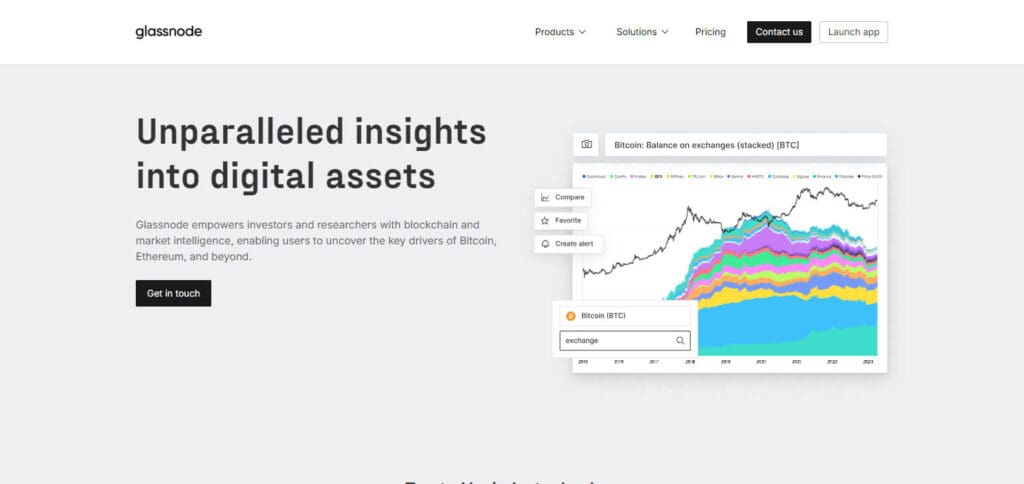 Glassnode Crypto Analysis Site