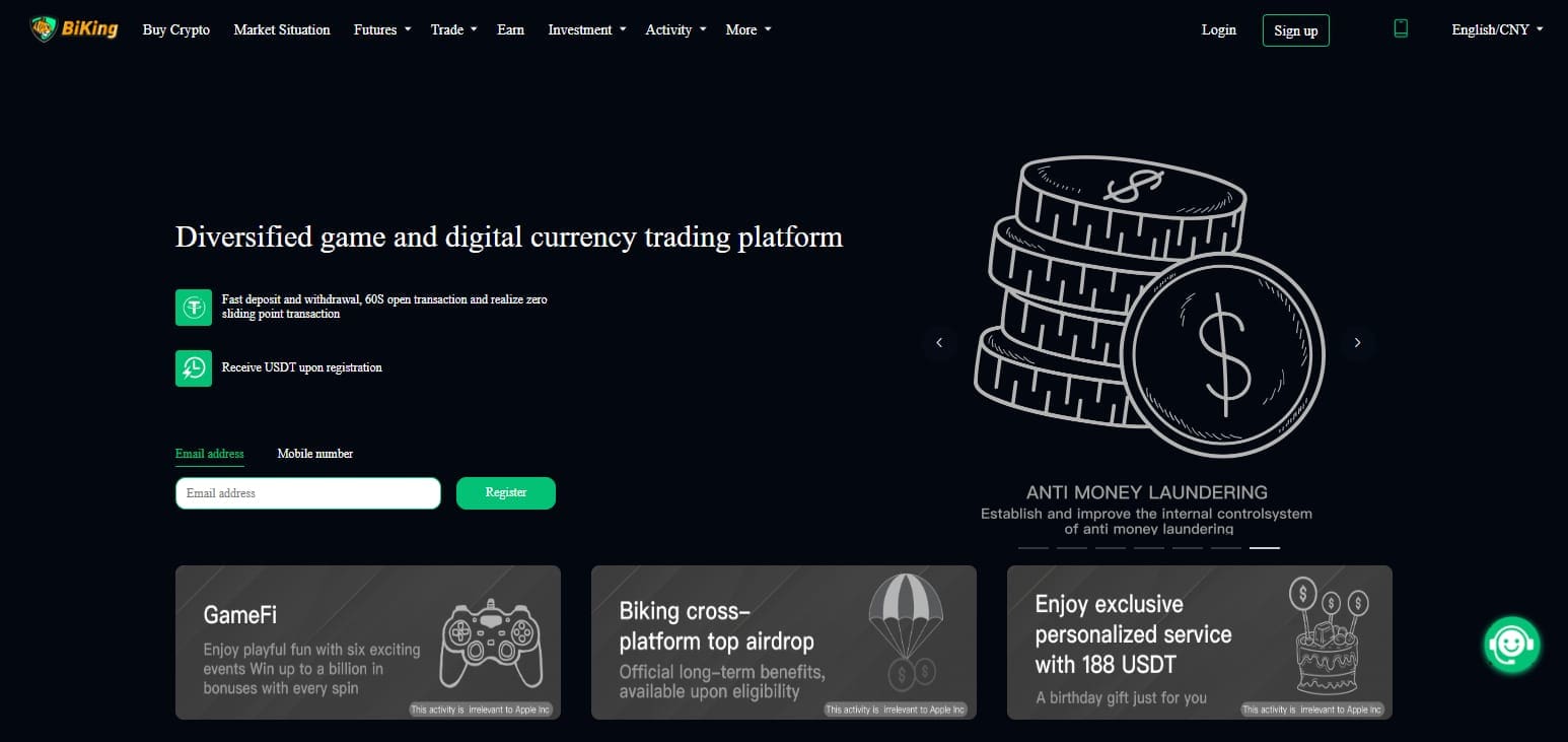 Bikingex Exchange Review 2024: Features, Fees, and Security Overview